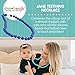 Chewbeads - Jane Teething Necklace - 100% Silicone Teething Beads Necklace for Mom to Wear - Nursing Necklace and Baby Teether - BPA Free & Phthalate Free - White