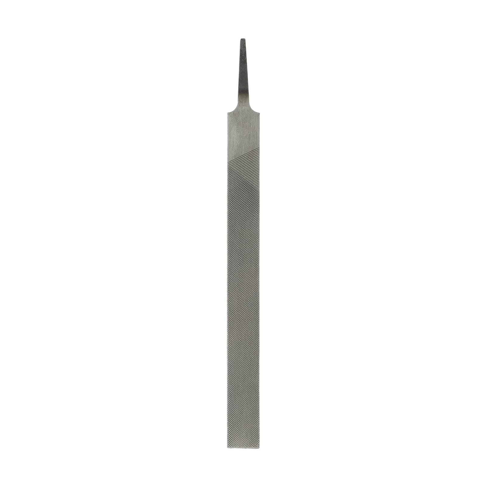 sourcing map Flat Coarse Cut File 10" Double Cut Teeth High Carbon Steel Hand Rasp File Without Handle for Metal Wood Deburring Removing