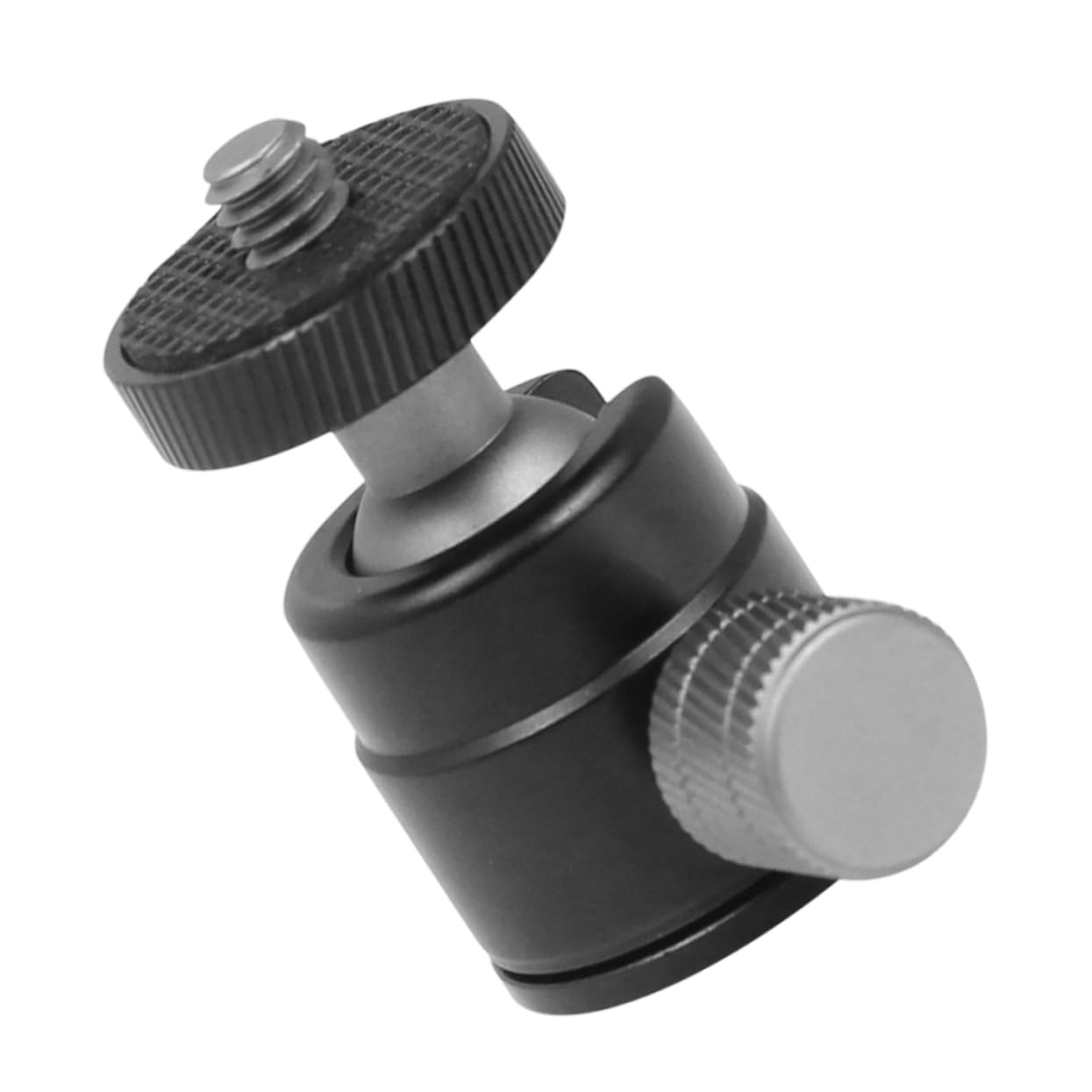 jojofuny Universal Ptz Adapter Tripod Camera Head Mount Camera Mount Mic Accessories Ball Head Mount Camera Bracket Parts Head Mounted Camera Aluminum Alloy Black