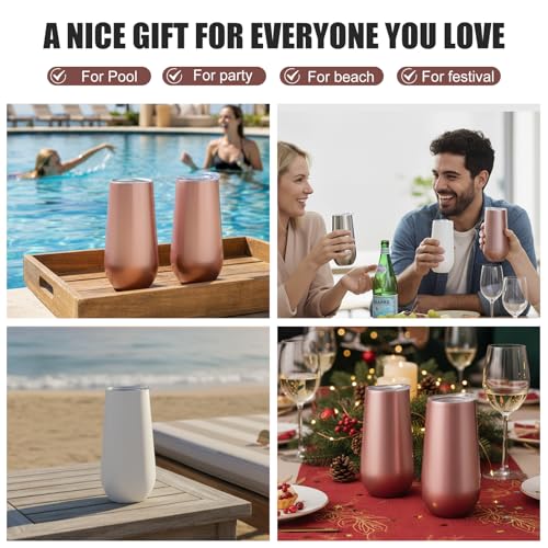 Consejos para Comprar Copas de champán sin tallo los 5 mejores. 18 Imagen adicional