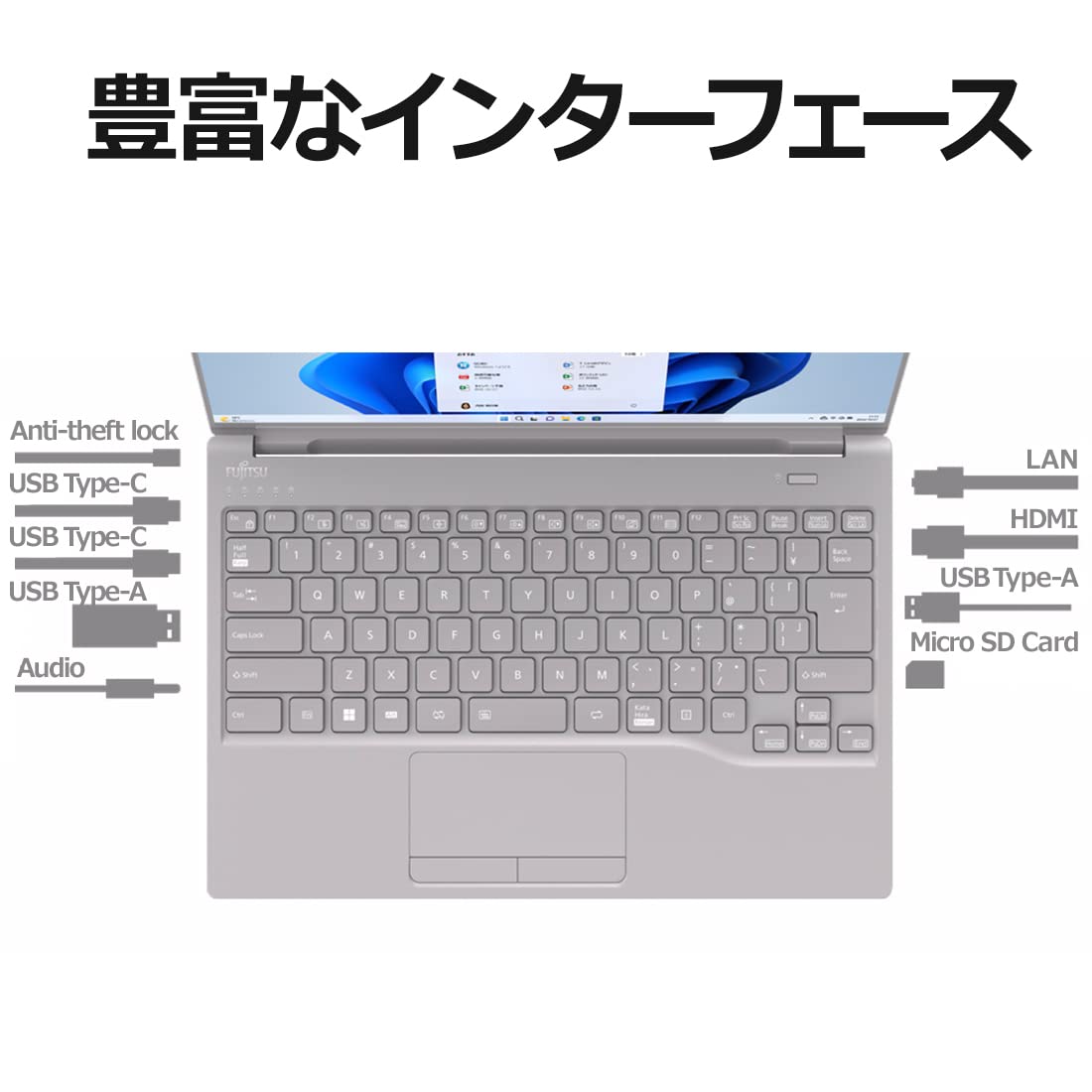 Amazon.co.jp: 富士通 ノートパソコン FMV LIFEBOOK WU2/H1 (MS Office 
