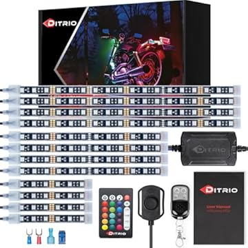 motorcycle led lights kit