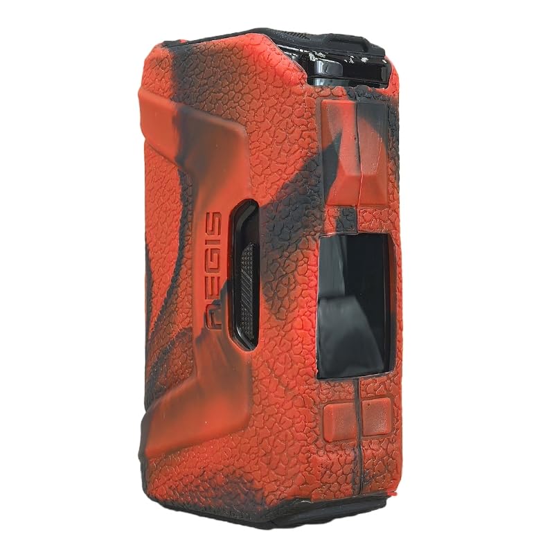 MIGOTODA Silicone Protective Case for Aegis Legend 5 - Comfortable Grip, Shockproof, Non-Slip - product model J1-GKVP-N12 (Black&Red)