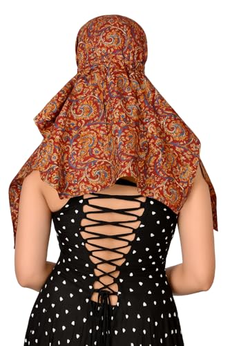 Image of Scarf Face Mask Head Neck Hair Bandana Cover Sun Protection Face Cover Smkoe Dust Safety Scarf Cum Mask For Women Girls Daily Use Face Scarf Mask