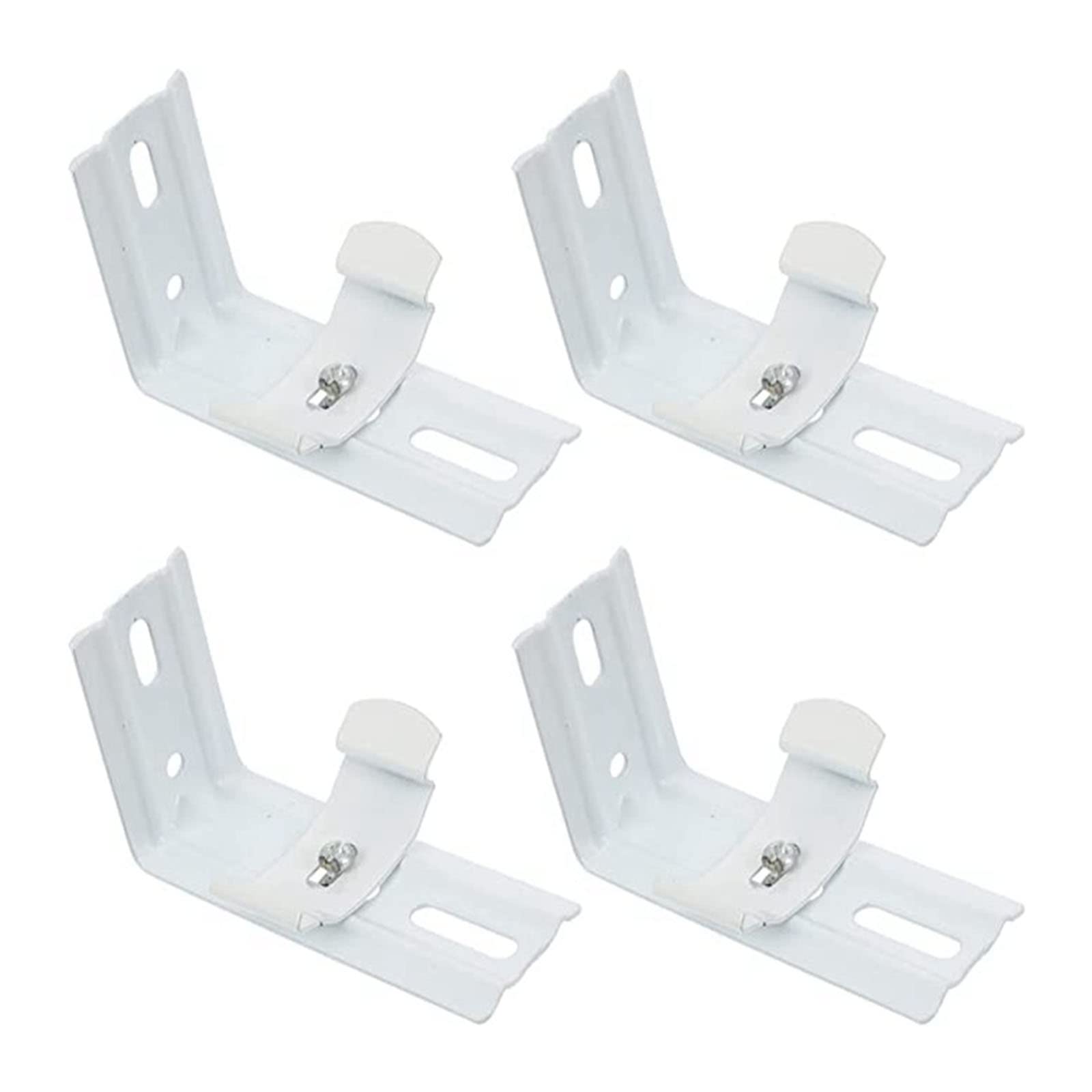 Tsophreniq 38mm 1.5in Curtain Vertical Blind Bracket Mounting Vertical Blind L Clip for Shutters Headrails Mounting