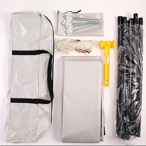 Auvent de plage grande taille 520x450cm bâche de protection UV pour le camping - 6
