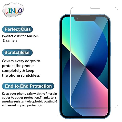 Image of Tempered Glass Screen Protector Compatible for Apple iPhone 13 Pro Max with Full Screen Coverage; Except Edges and Easy Installation Kit(Transparent), Pack of 1