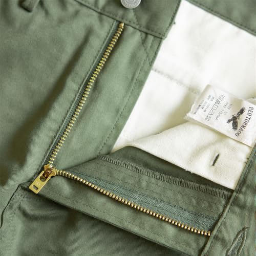 Red Tornado 9oz Selvedge Officer Trousers4