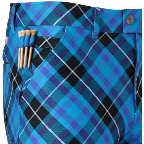 Royal & Awesome Mens Golf Pants, Golf Pants Men Relaxed Fit, Plaid Pants Men2