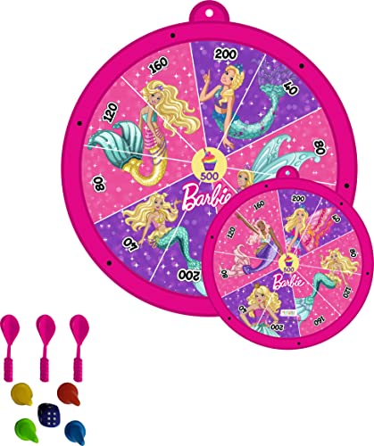 ‎Zitto Barbie 2 in 1 Round Dart Board & Game Board for Kids (Small) (B0BD8NTGFZ) Amazon Price History, Amazon Price Tracker