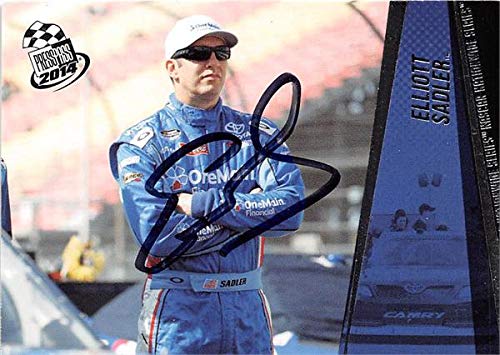 Autograph Warehouse 650605 Elliott Sadler Autographed Trading Card - NASCAR Driver, SC 2014 Press Pass - No.53