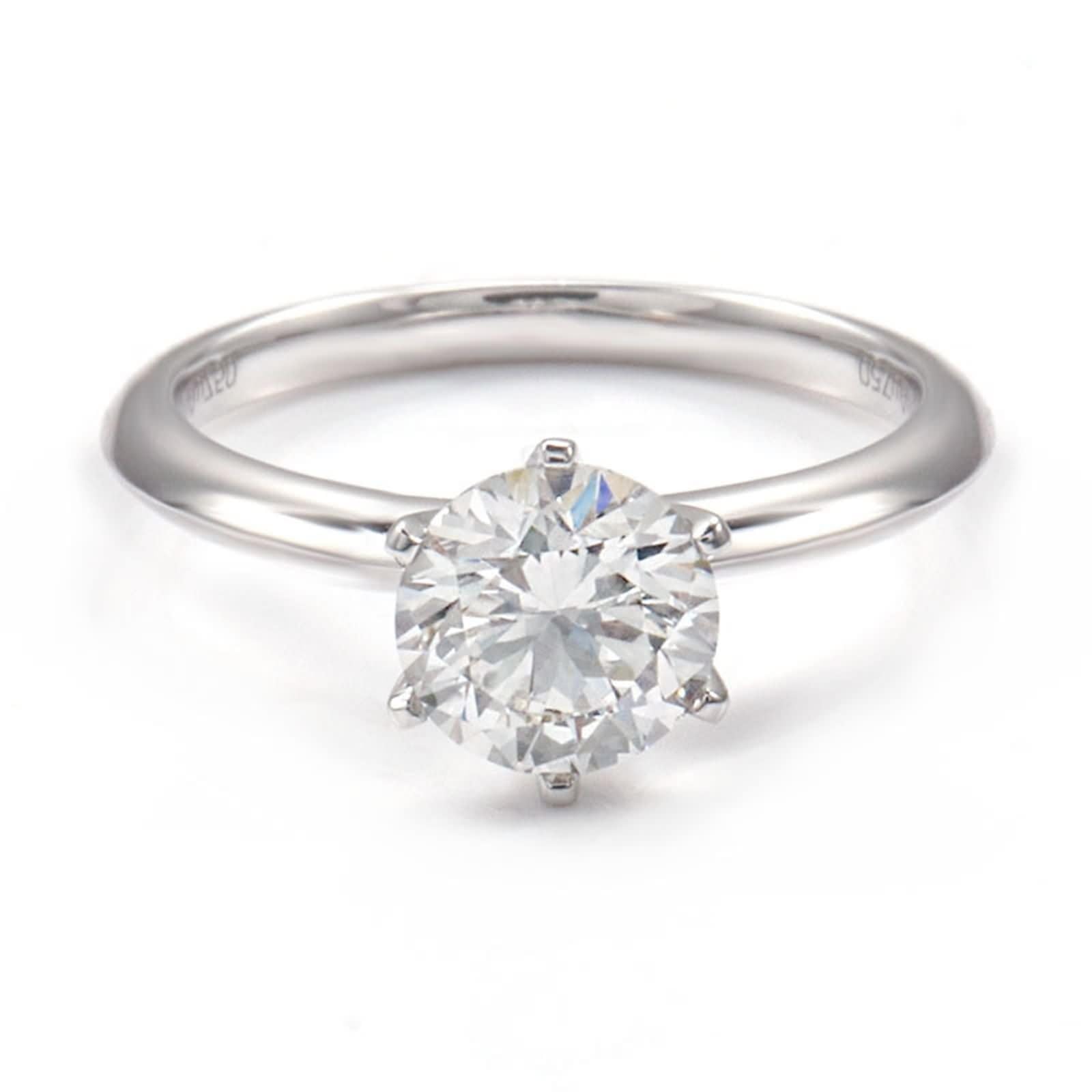 KnSam Eheringe Au 375/585/750 Weiß Gold, Solitär Antragsring mit 1ct Moissanit, Weißgold 9K/14K/18K Bandringe Echt Goldschmuck, Gr.47-62