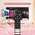 Replacement for TCL Google TV Remote Control, Compatible with TCL QM8/QM7/S5/S4/S3/Q7/Q6/Q5 4K UHD HDR LED QLED QD-Mini LED Full-HD Smart TVs,with 6 Shortcut Buttons & Voice Control & Bluetooth