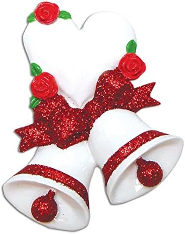 Wedding Bells Anniversary Personalized Christmas Tree Ornament