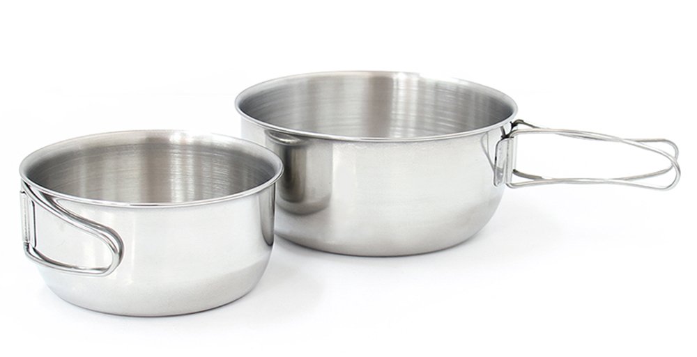 ステンレスボールカップセット 2PCS【正規輸入品】 K3T3K042