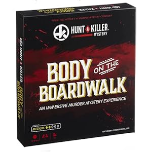 Hunt A Killer Body On The Boardwalk, Immersive Murder Mystery Game -Take on The Unsolved Case for Independent Challenge, Date Night, or with Family & Friends as Detectives , Age 14+