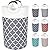 Fabspace Large Laundry Basket Laundry Hamper Bag Washing Bin Clothes Bag Collapsible Tall with Handles Waterproof Travel Bathroom College Essentials Storage for College Dorm, Family (Grey) 82L