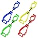 YHSWIN 4 Pezzi Clip per Guanti, 4 Colori Porta-Guanti Clip Guanto, Adatto per i Lavoratori Vigili del Fuoco Giardini Cantieri e Sport All'Aria Aperta