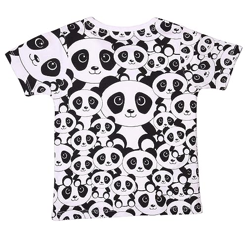 Image of Be Awara Kids Printed Half Sleeves T-shirt & Shorts Clothing Sets, 100% Cotton Soft Unisex Cord Set, Comfortable Wear for Kids With Cool Prints, Everyday Casual Wear for Boys & Girls