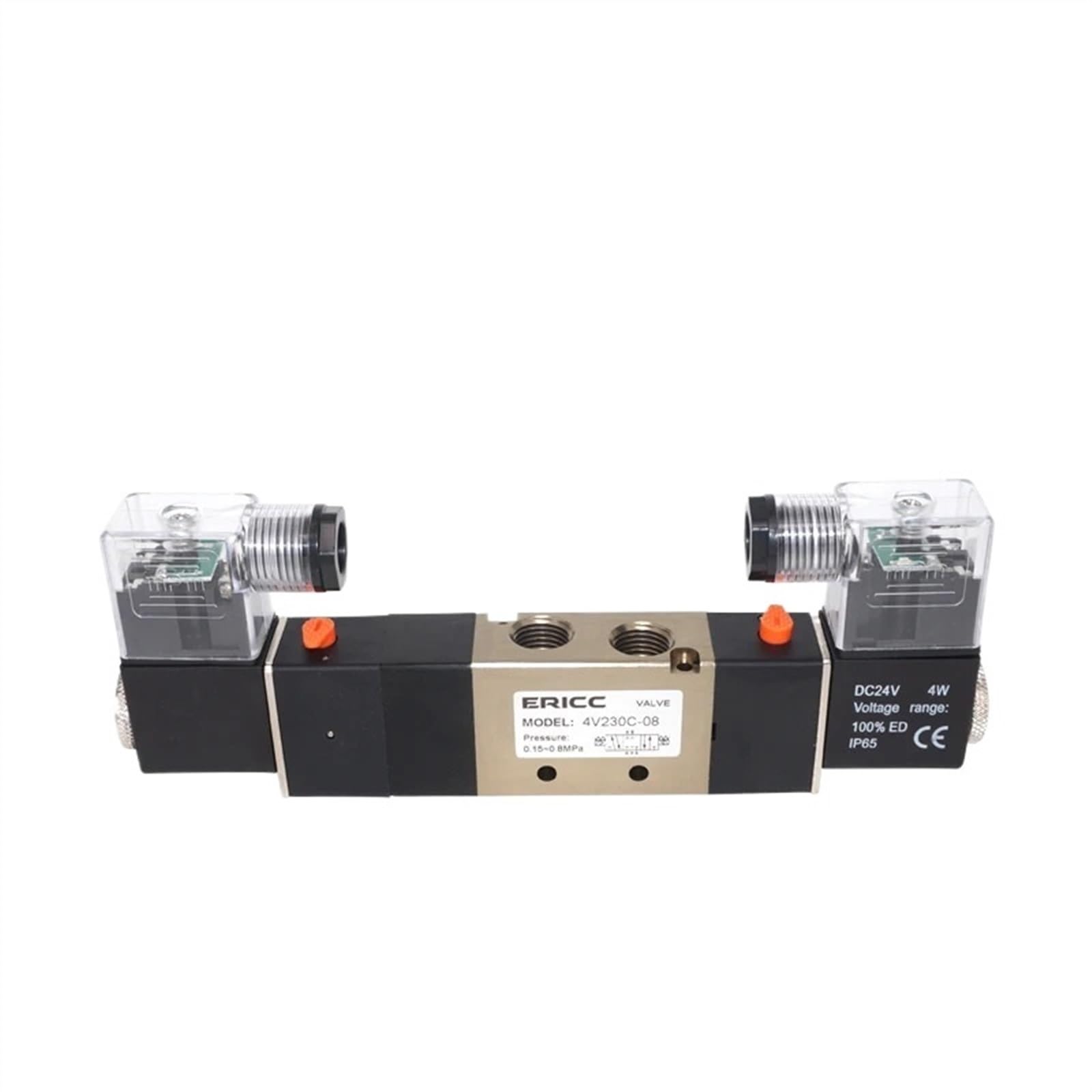 Électrovanne pneumatique 4V230C-08 AC220V à 5 voies et 3 positions