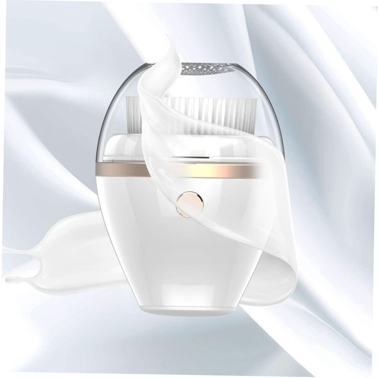 Cepillo Abs Eléctrico 300 Mah Limpiador Facial Portátil Blanco