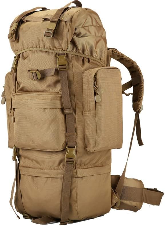 100Lアウトドアキャンプ登山バッグ、男性と女性のバックパック、大容量戦術的な山の旅行のリュックサック
