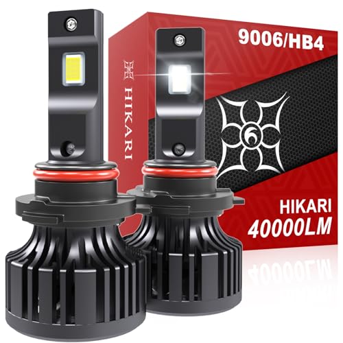 Image of HIKARI WINGS 9006 Fog Lights, 600% Brighter Powersports Light For UTV ATV Offroad Use, Pack of 2