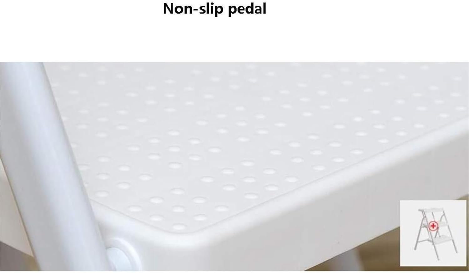 attic ladders Folding Ladder, Portable Three-Step Stool, Non-Slip, Sturdy Wide Pedal, Ideal for Home and Kitchen Use