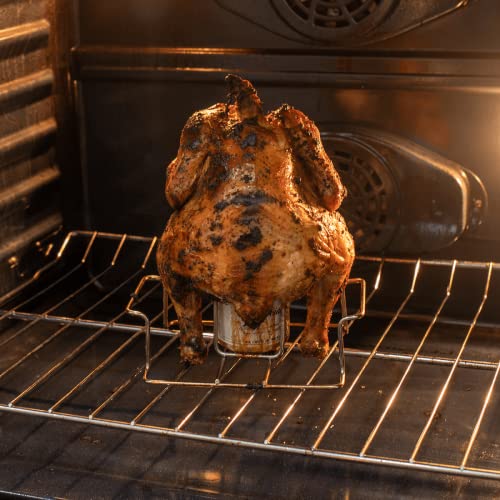 Koohere Beer Can Chicken Holder for Grill and Smoker, Premium Grade Stainless Steel Beer Chicken Stand with Handle by Koohere - Image 7