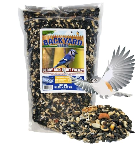 Backyard-Seeds-Berries-N-Fruit-Bird-Seed-5-Pounds Backyard Seeds Berries N Fruit Bird Seed 5 Pounds