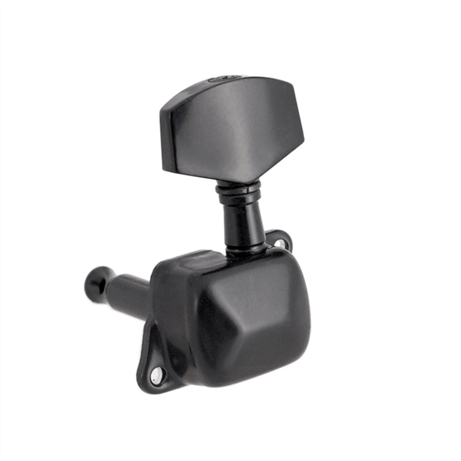 Relación De Engranajes De 6pcs 1:15 Semi-Cerrado Eléctrico Acústico De Guitarra De Guitarra PEGS Tuner CABEZADORES DE MÁQUINA Clavijas afinación (Color : Black)