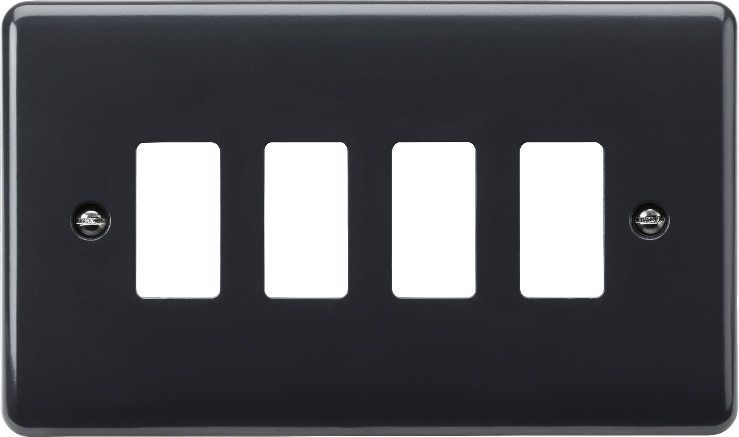 Knightsbridge Anthracite 4G Grid Faceplate [Part M Compliant]