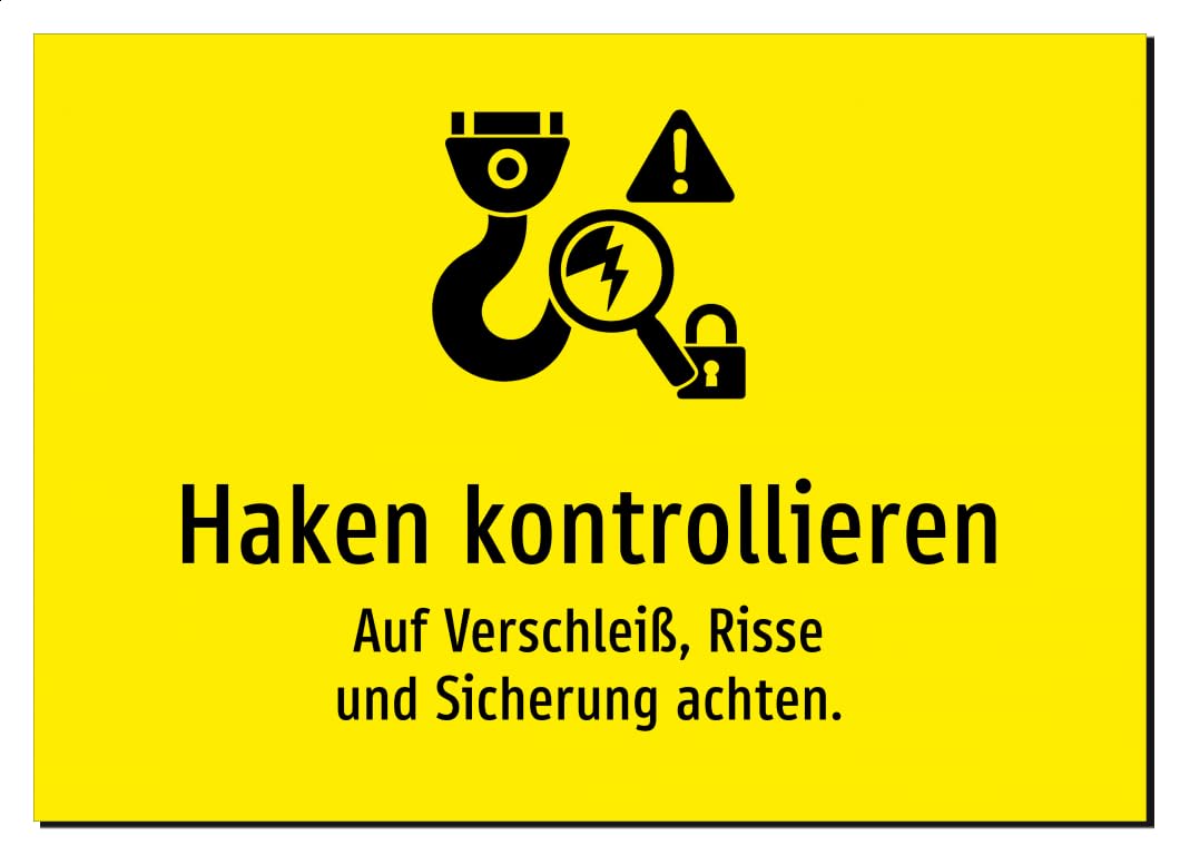 31360-DE-S-06 | Haken kontrollieren - Auf Verschleiß, Risse und