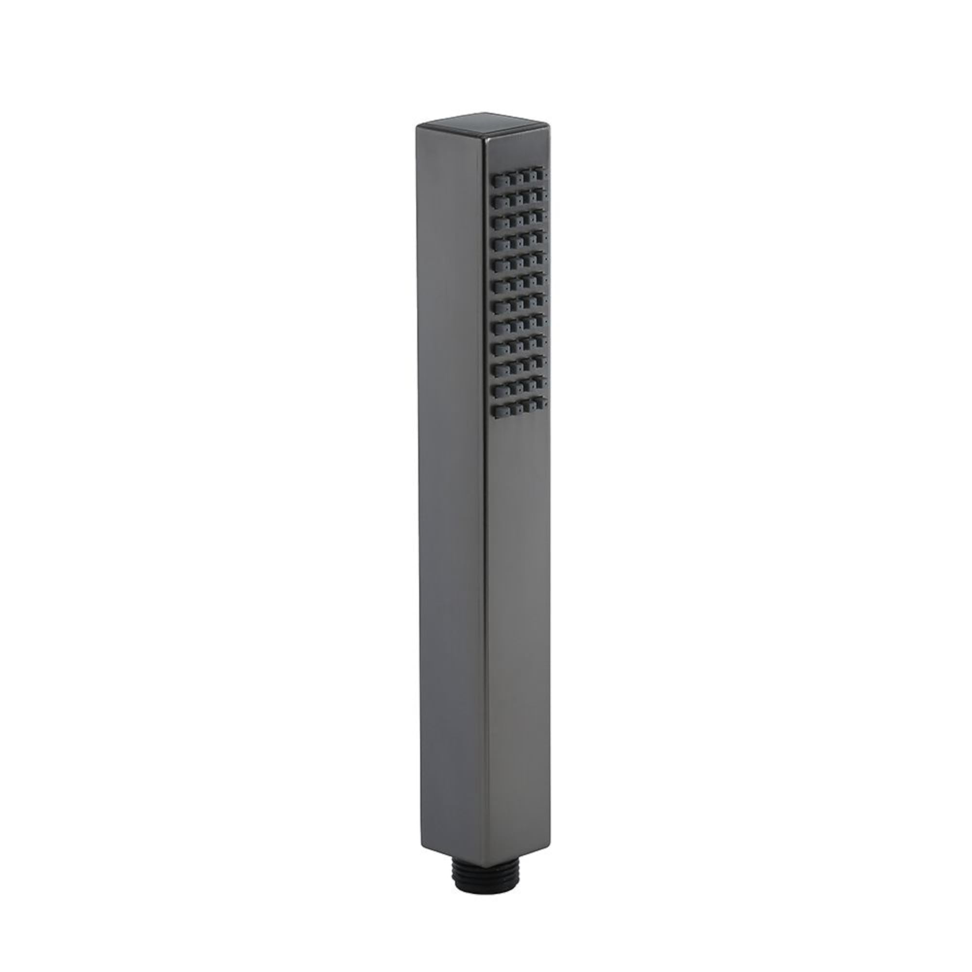 Enki Gunmetal Grey E30, Square Pencil Design Hand Shower Modern, Handheld Shower Head Replacement,