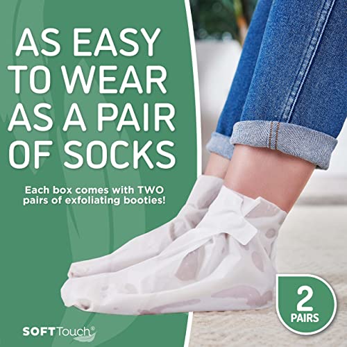 Soft-Touch-Foot-Peel-Mask-Pack-of-2-Feet-Peeling-Masks-for-Dry-Cracked-Heels-Calluses-Exfoliating-Foot-Mask-for-Baby-Soft-Skin-Tea-Tree Soft Touch Foot Peel Mask - Pack of 2 Feet Peeling Masks for Dry, Cracked Heels & Calluses - Exfoliating Foot Mask for Baby Soft Skin, Tea Tree - Image 4