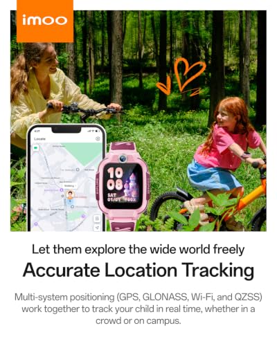 Image of imoo Z3 Kids Smartwatch, 4G Video /Voice Call & Real-time GPS Tracker, 1.5″ HD Screen IP68 20m Waterproof, 8GB Large Storage Parent Control and Safety Protection(Blue)
