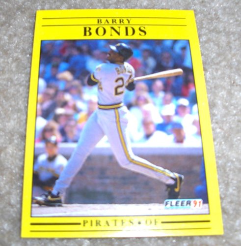 バーリーボンズ Amazon.com: 1991 Fleer Barry Bonds # 33 MLB Baseball Card : Sports