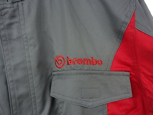 BR-5500 Long Sleeve Mechanical Suit 92.Gray x Red Large