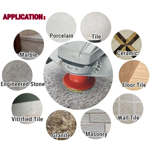 NBB Diamant-Polierscheiben 50mm/2″ Renovierungsscheibe Diamantschleif-Pad Diamantpolierkissen zum Polieren trocken & nass Granit Marmor Stein Keramik mit Nylonrückseite gute Oberfläche (100#, 4)