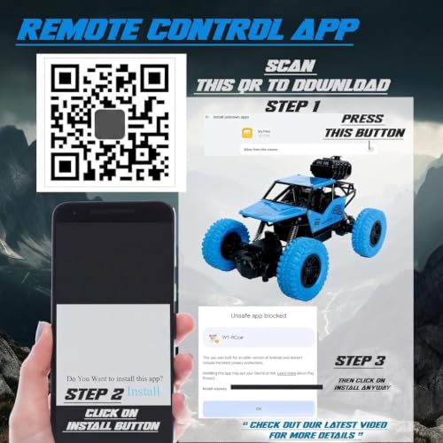 Image of Royals hub Offroader 2Wd Rc Car High Speed | 5 Functions 1:18 RC Car with Smoke Fog | Styled as Rock Crawler Climbing Monster Truck | Rechargeable Remote Control Car for Kids (Multi-Color)