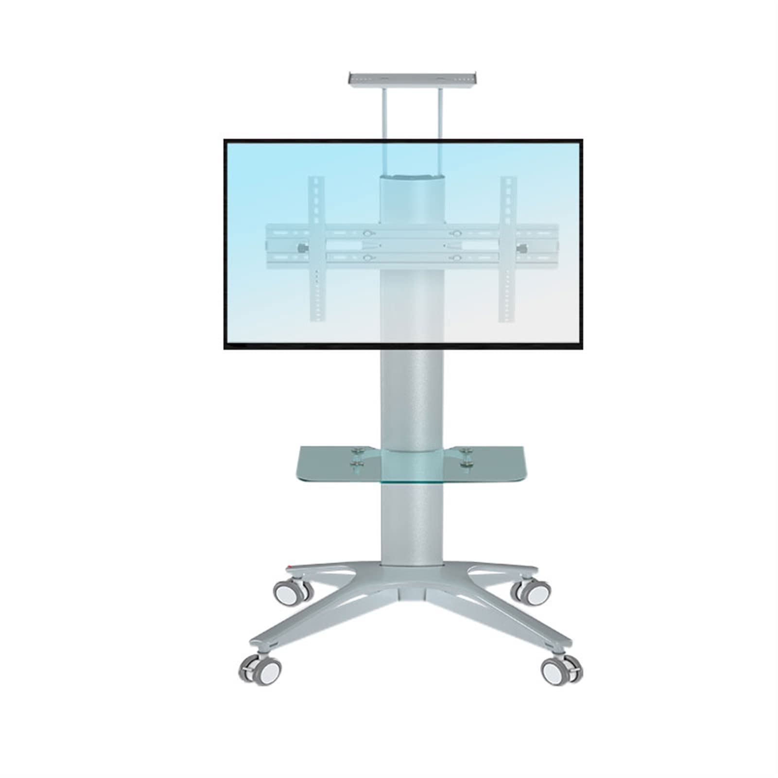 HPTHLY Tv Mount Tv Stand Home Floor-To-Ceiling Mobile Lcd Tvs Stand Office Conference Room Heavy-Duty Display Cart Bracket ''32/65/70 Inches Tv Bracket