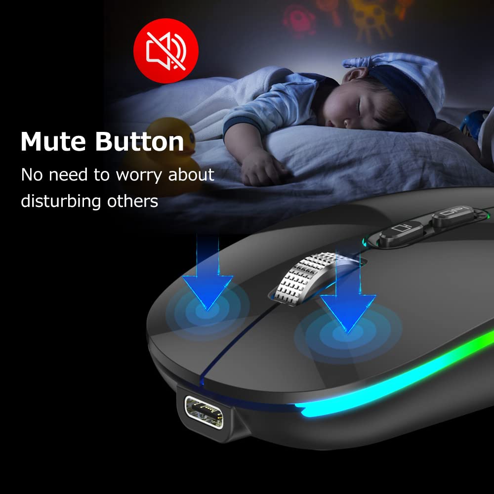 Amazon.co.jp: ねずみ,2.4G+BT5.1デュアルモードマウス人間工学マウス3