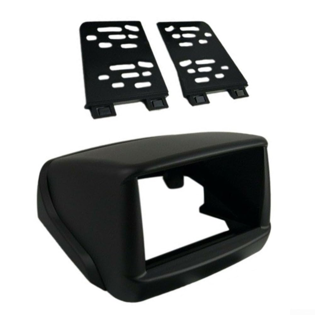 Autoradio 2 DIN con navigazione touchscreen da 7 pollici per Fiat Doblo 2002-2017, pannello interno in plastica nero impianto stereo