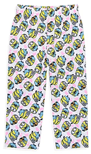 Despicable Me Toddler Girls' Minions Chibi Bello Raglan Sleep Pajama Set (2T) Multicolored3