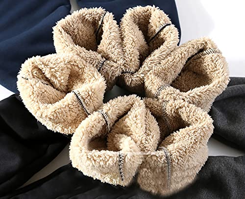 Yameekamulga Men's Winter Fleece Pants Sherpa Lined Sweatpants Active Athletic Running Jogger Track Causal Pants4