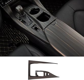 ERIDANUS Auto Accessories for Toyota Avalon 2022 2021 2020 2019 Car Gear Panel Frame Accessory Parts (Peach Wood Style for Low Configuration) ABS 1 PCS