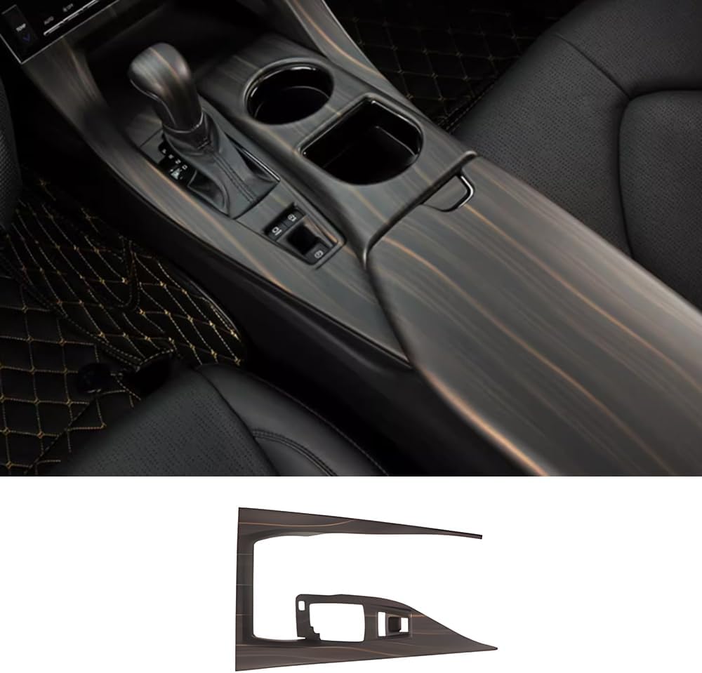ERIDANUS Auto Accessories for Toyota Avalon 2022 2021 2020 2019 Car Gear Panel Frame Accessory Parts (Peach Wood Style for Low Configuration) ABS 1 PCS