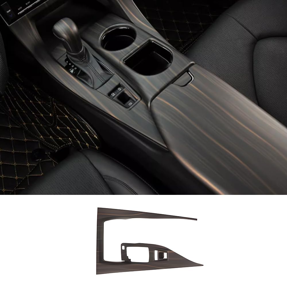 ERIDANUS Auto Accessories for Toyota Avalon 2022 2021 2020 2019 Car Gear Panel Frame Accessory Parts (Peach Wood Style for Low Configuration) ABS 1 PCS