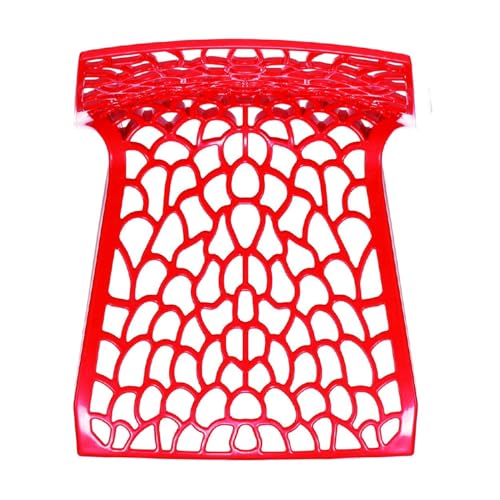 Image of activa Web Designer Plastic Chair for Home, Office and Restaurant and Cafe|Armless Chair for Dining Room| Heavy Duty Outdoor Plastic Chair | Designer Balcony Chair (Red, Set of 2)