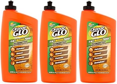 Orange Glo Hardwood Floor 4-In-1 Clean & Shine, 32 fl oz (3)